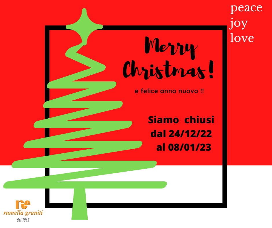 Ramella Graniti Buon Natale e felice anno nuovo