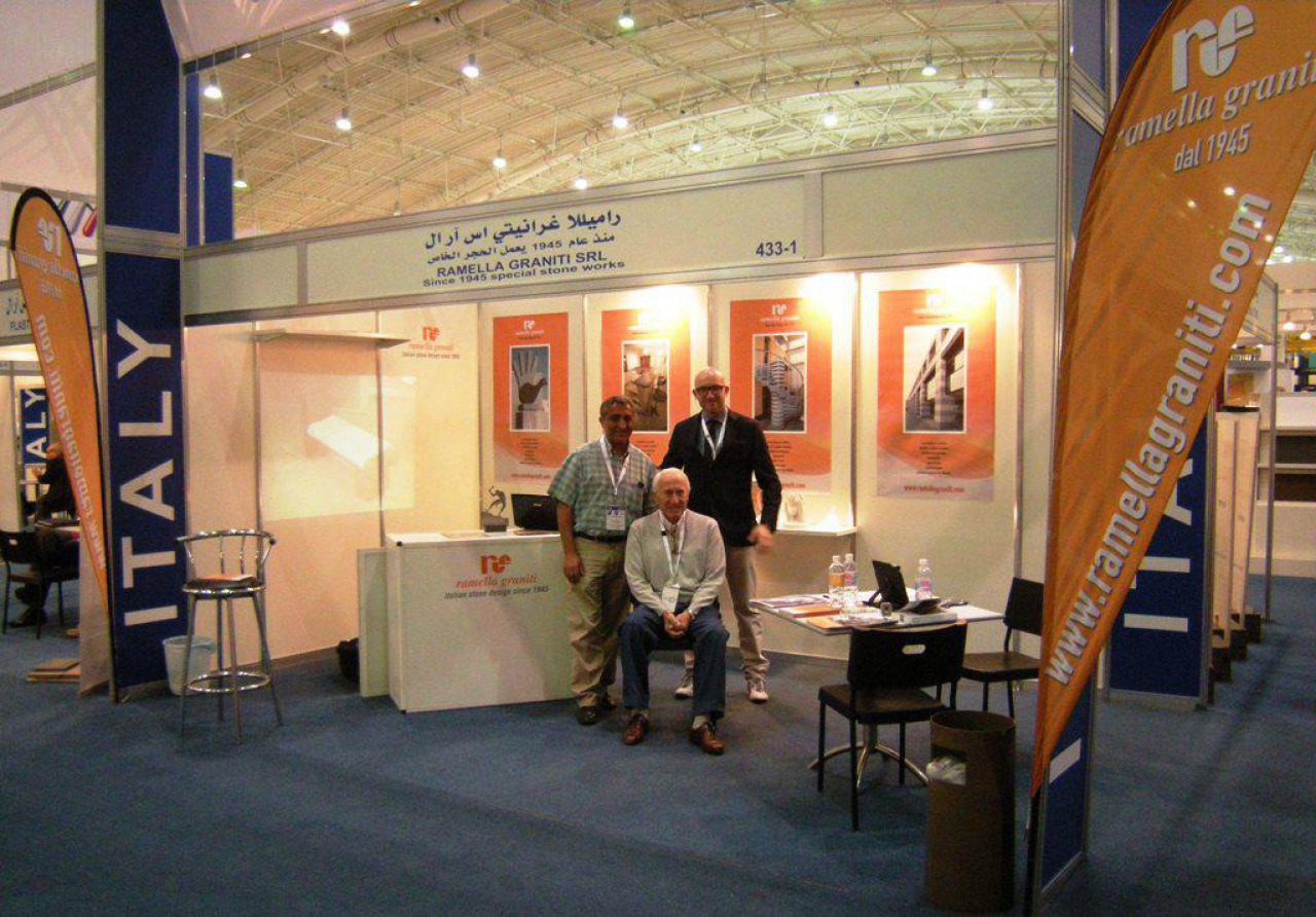 Ramella Graniti SAUDI BUILD/STONE TECH 2012 - Riyadh Saudi Arabia