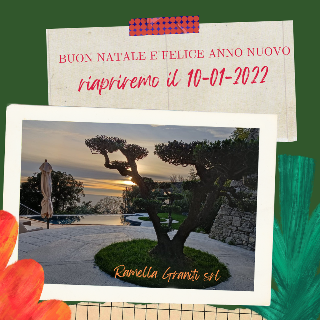 Ramella Graniti Buon Natale e Felice Anno Nuovo