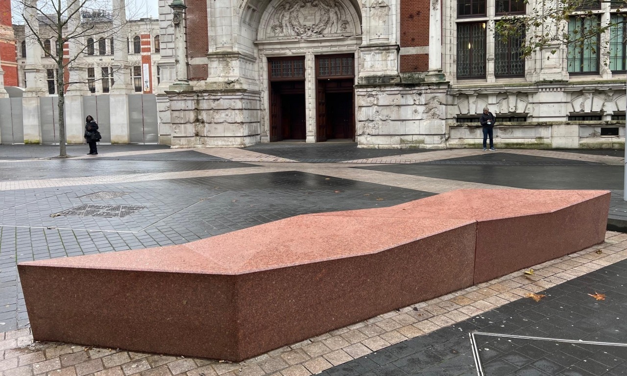 Ramella Graniti Street furniture installation in London
