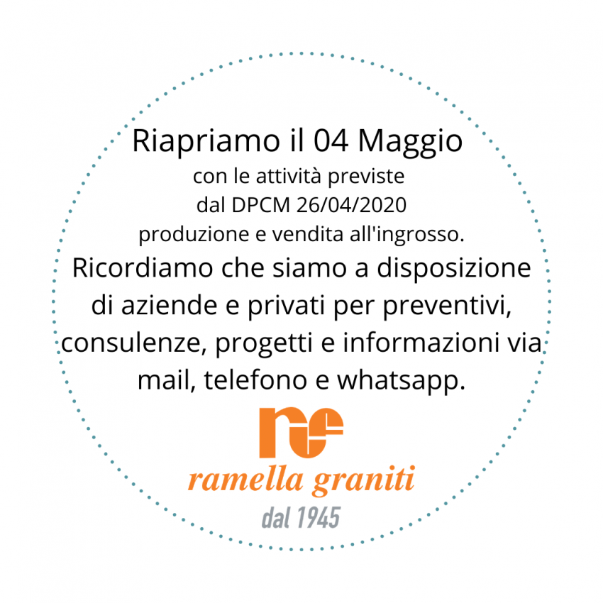Ramella Graniti RIAPERTURA