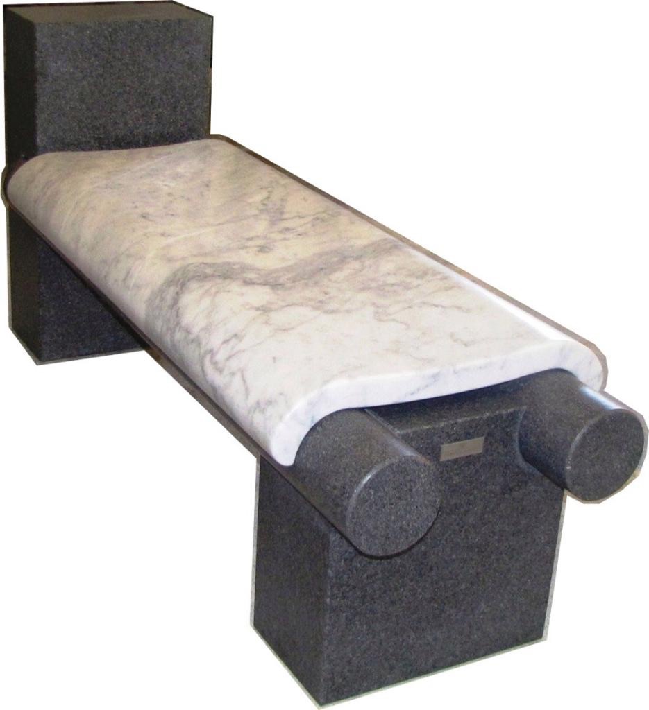 Ramella Graniti Ingot Stone Bench