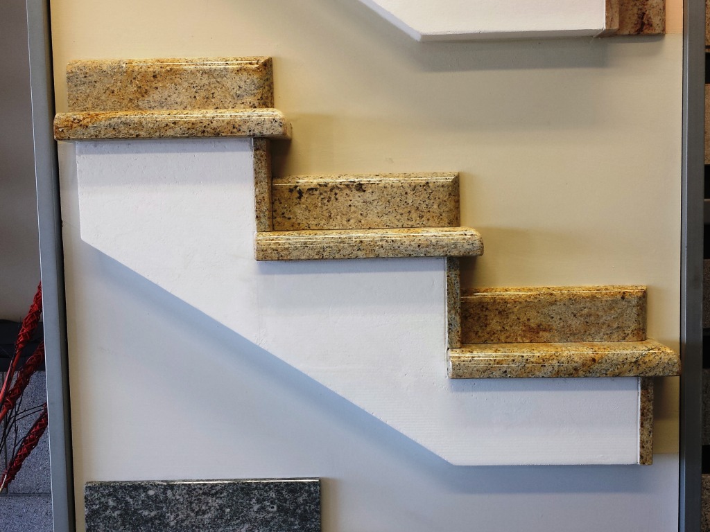 Ramella Graniti staircase in Kashmire Gold