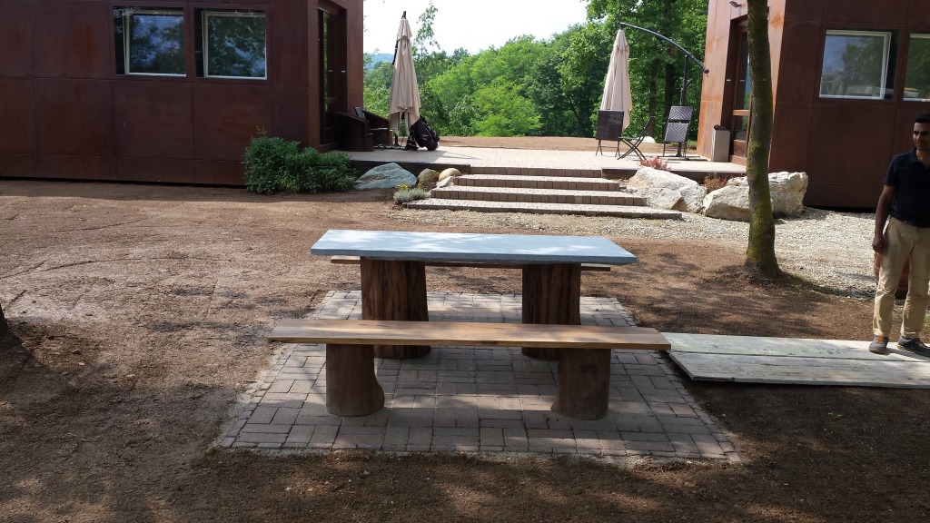 Ramella Graniti Stone tables for outdoor
