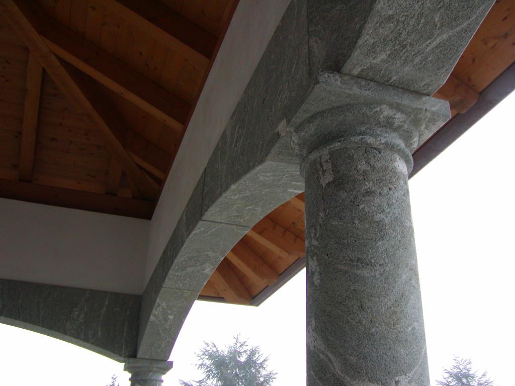 Ramella Graniti Archi e colonne in Verde Montey