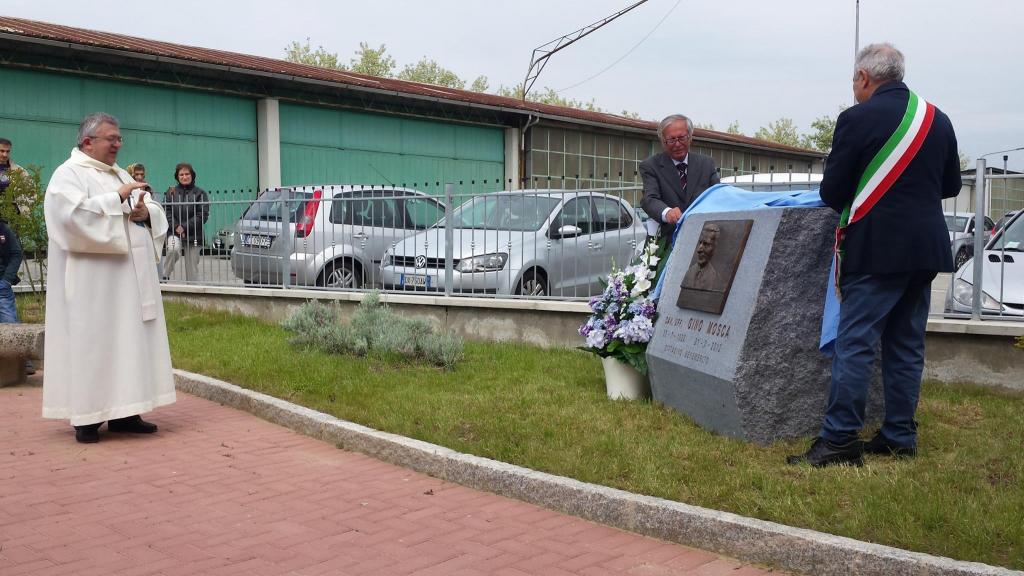 Ramella Graniti Inaugurazione monumento Gino Mosca