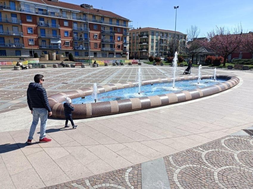 Ramella Graniti Elliptical Fountain in Balmoral in Venaria Reale