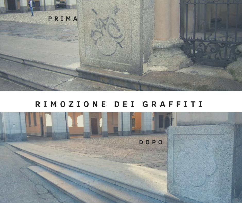 Ramella Graniti Rimozione graffiti