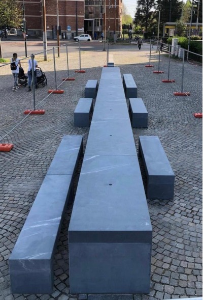 Ramella Graniti Tables, benches and seats in Vallette Park