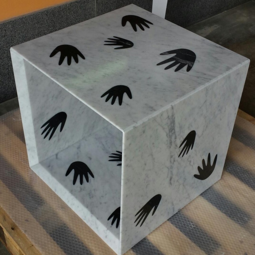 Ramella Graniti Realizations CUBE of the WAVES COLLECTION by Arch. Roberto Semprini for Ramella Graniti s.r.l.
