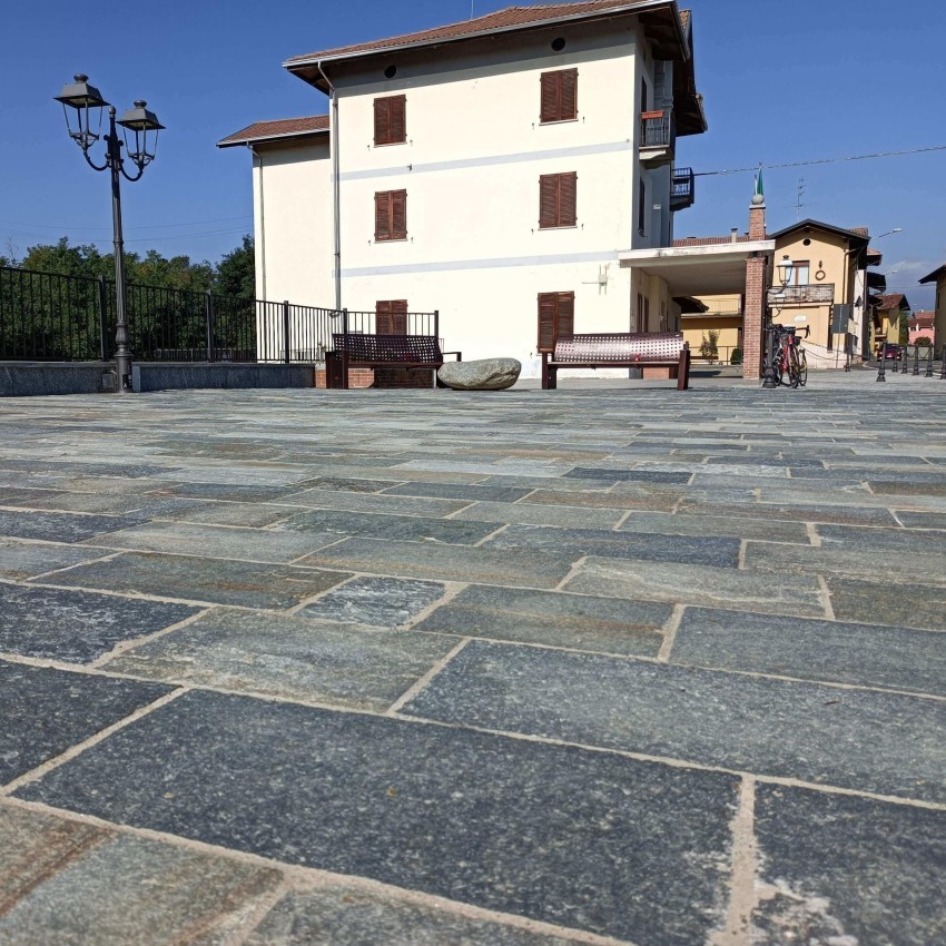 Ramella Graniti Realizations Paving in Luserna