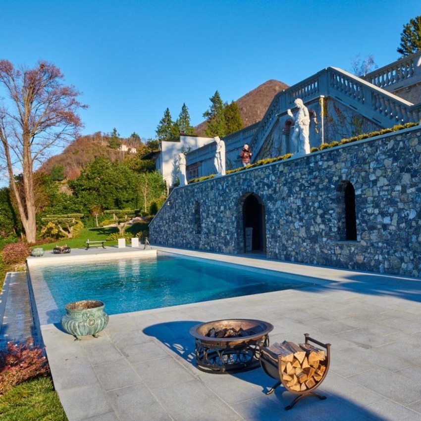 Ramella Graniti Realizations A- new project, private villa on Lake Maggiore